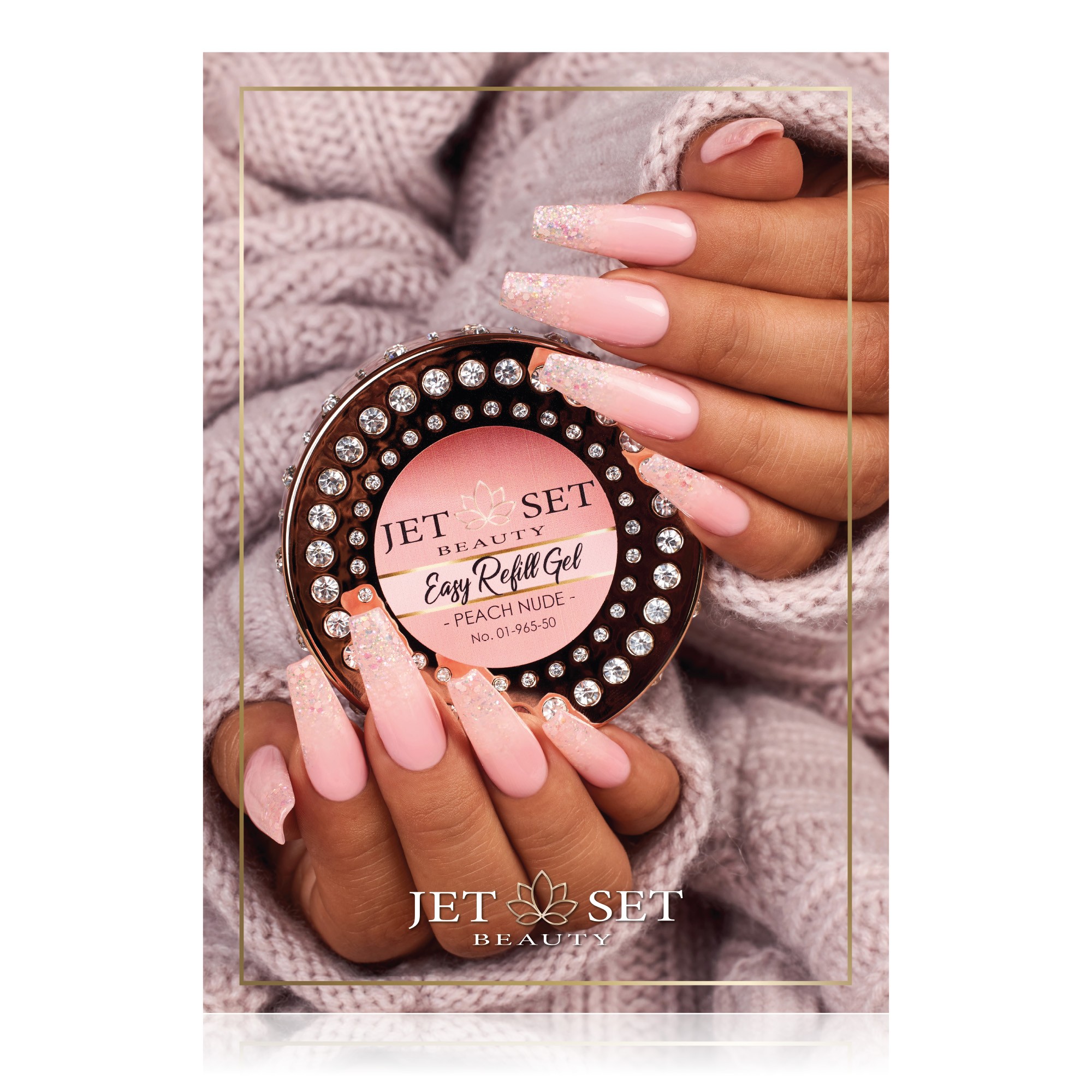 Poster PEACH NUDE Studioposter Werbemittel Jet Set Beauty Onlineshop