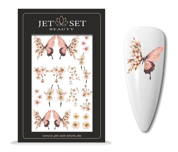 Nail Sticker | ROSÈ BUTTERFLYS