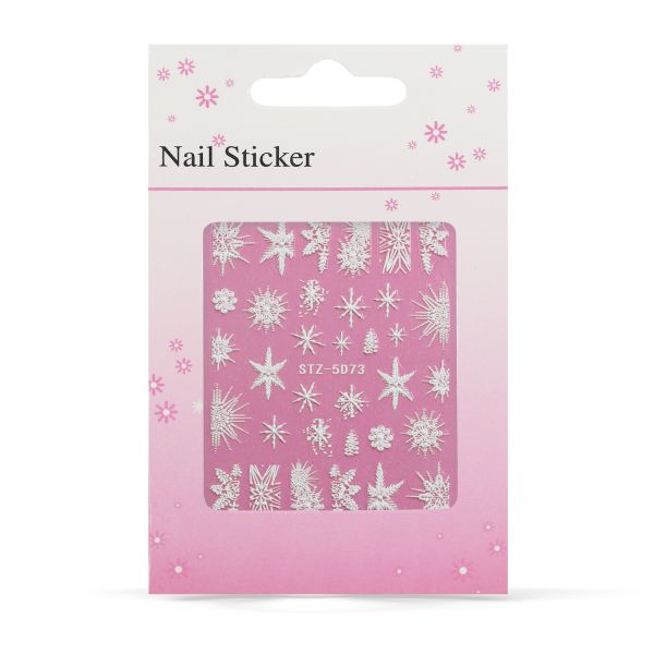 3D Nail Sticker | ICE FLOWER