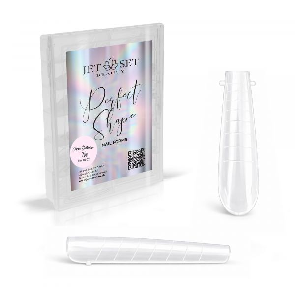 Perfect Shape Nail Forms | CURVE BALLERINA