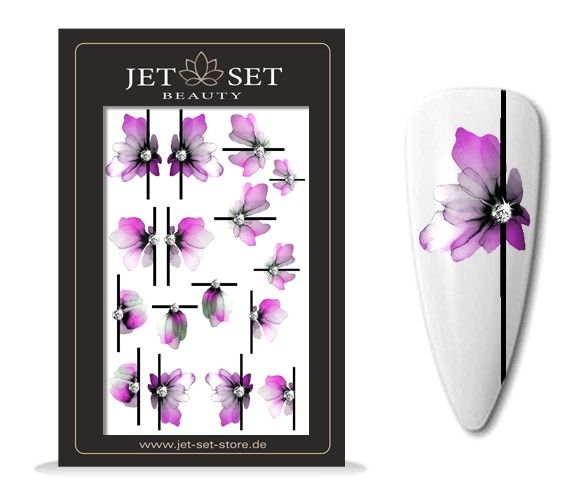Nail Sticker | FLOWERS PURPLE