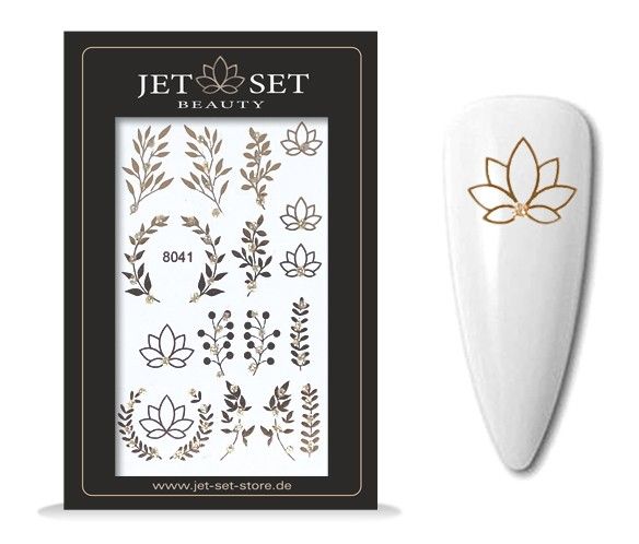 Nail Sticker | JSB FLOWER ROSEGOLD
