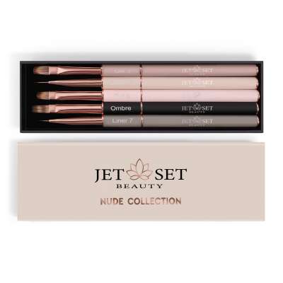 3 Gel-Pinsel Set Oval – Für Gelmodellage Und Fullcover, Größen 4 Mm, 6 Mm, 7 Mm, Nagelstudio-Qualität