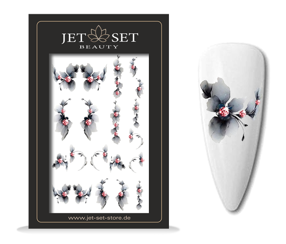 Nail Sticker | DARK FLOWER