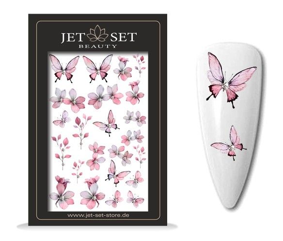 Nail Sticker | BUTTERFLY ROSE