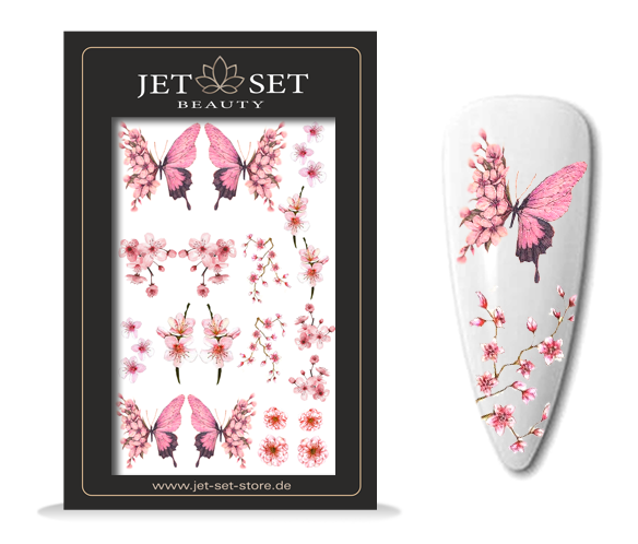 Nail Sticker | PINK BUTTERFLY