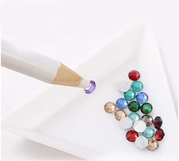 Strass Triangel Schale | WHITE