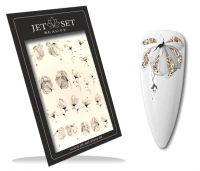 Nail Sticker | WHITE FLOWERS