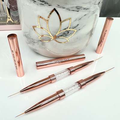 Ombre Nagelpinsel-Set - 5 Holzpinsel Für Nagelkunst & Farbverläufe
