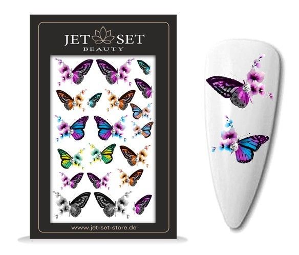 Nail Sticker | COLORFUL BUTTERFLYS