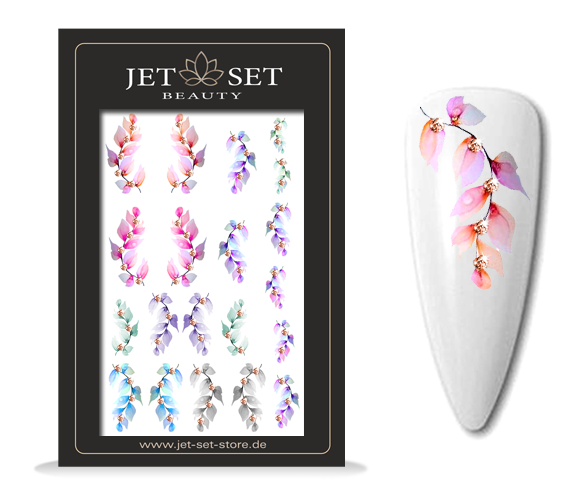 Nail Sticker | COLORFUL BRANCHES