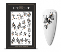 Nail Sticker | BLACK FLOWERS