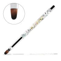 Fullcover Glitter Brush Silver