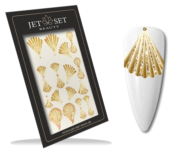 Nail Sticker | GOLDEN SHELLS