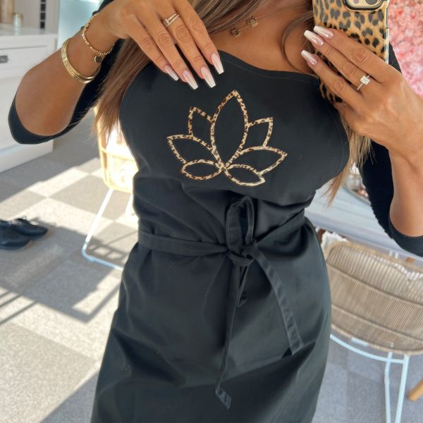 Arbeitsschürze + Logo | BLACK LEO