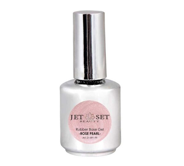 Rubber Base Gel | ROSÈ PEARL - Pinselflasche