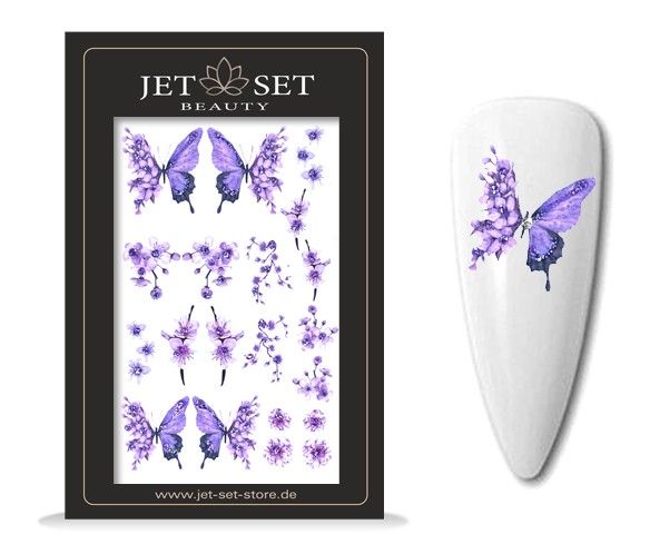 Nail Sticker | PURPLE BUTTERFLY