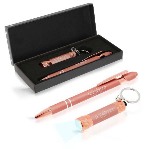 JSB GIFT SET | SOFT TOUCH PEN & LIGHT