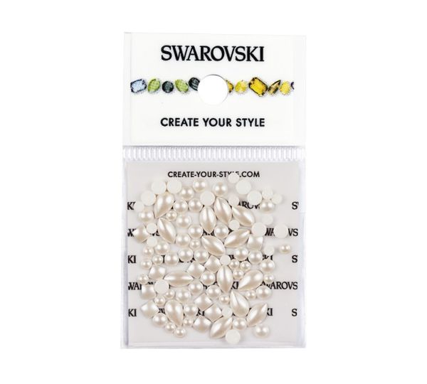 SWAROVSKI® CRYSTAL WHITE PEARL MIX