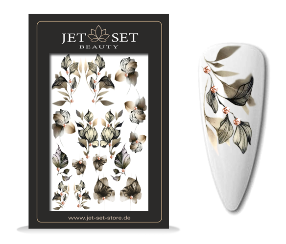 Nail Sticker | GLITTER BLOSSOM